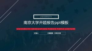 Plantilla ppt del informe de apertura de la Universidad de Nanjing
