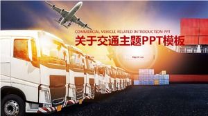 Zum Thema Transport PPT-Vorlage (Autozähler)