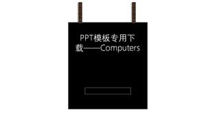 Unduhan khusus template PPT - Komputer