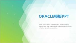 Unduh template ORACLE PPT
