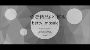 Бесплатный бутик PPT template_betty_mosaic