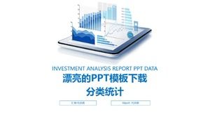 Belo modelo PPT download_Estatísticas de classificação