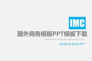 Foreign business template PPT template download