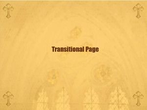 Mitologi agama template PPT kaca salib