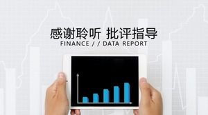 Automobile financial data analysis ppt template