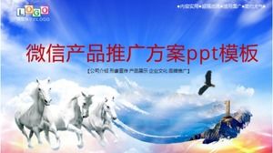 Plan promocji produktu Wechat szablon ppt