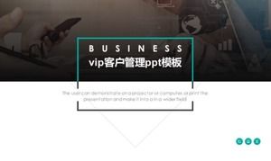 vip customer management ppt template