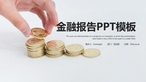 Prägnante und klare Finanzbericht-PPT-Vorlage für die Finanzbranche