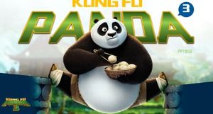 Modello ppt del tema del panda di Kung Fu