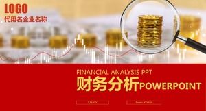 PPT-Vorlage für den Finanzanalysebericht zum Jahresende der Unternehmenseinheit