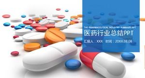 Podsumowanie przemysłu medycznego i farmaceutycznego szablon PPT
