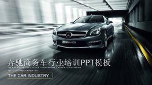 Plantilla ppt de capacitación en la industria de vehículos comerciales Mercedes Benz