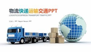Șablon PPT despre logistică și transport