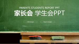 Les étudiants de première année verts commencent le modèle PPT de réunion de parents du nouveau semestre