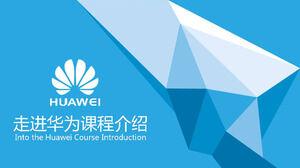 Plantilla ppt de perfil de empresa Huawei