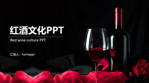 صناعة النبيذ الاحمر قالب PPT