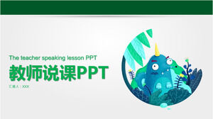 Modelo de PPT do professor falando