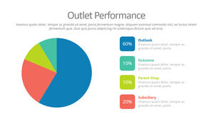 Color ratio percentage analysis explanation PPT pie chart