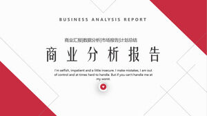 Modelo de PPT de relatório de análise de negócios