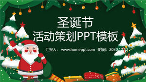 Plantilla PPT de planificación de eventos navideños
