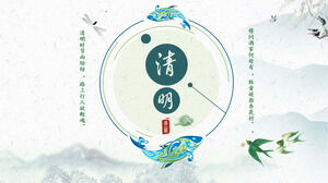 Starożytny styl i szablon pokazu slajdów festiwalu Qingming do pobrania 2