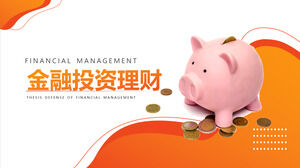 Plantilla PPT general de la industria de gestión financiera