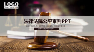Allgemeine PPT-Vorlage für die Justizbranche