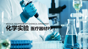 Modèle PPT général de l'industrie des expériences chimiques