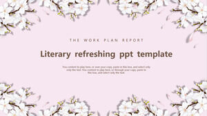 작업 계획 사업 보고서 PowerPoint 템플릿