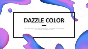Dazzle Color Powerpoint-Vorlagen