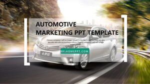 Modèles PowerPoint de marketing de l'industrie automobile