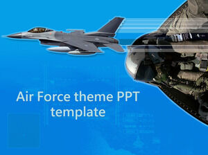 Air Force theme PPT template