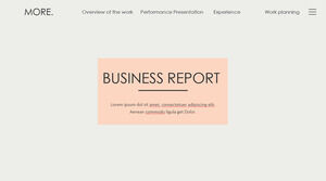 Шаблоны слайдов Pink Business Report