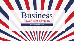 Simple business report PPT template