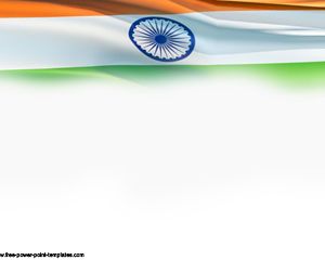 Шаблон Индия Флаг PPT PowerPoint
