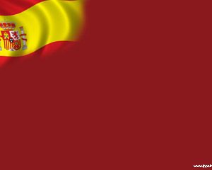 スペイン国旗パワーポイントテンプレート