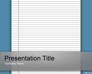 Berjajar Template Paper untuk PowerPoint