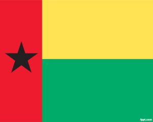 Bandeira de Guiné-Bissau PPT