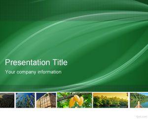 Leśnictwo PowerPoint Template