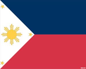 Flaga Filipiny PowerPoint