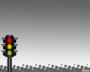 Template Traffic Light Sistema PowerPoint
