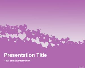 紫爱的PowerPoint模板