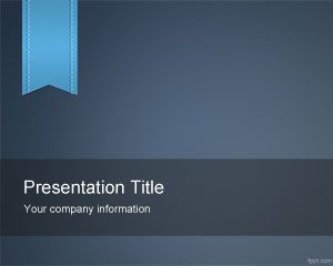Biru e-Learning Template PowerPoint