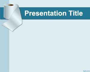 Toilet Template Paper PowerPoint