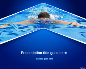 PowerPoint modelo Swim