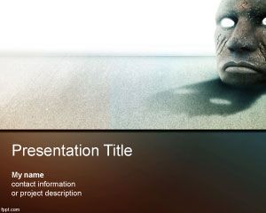 3D mostro PowerPoint Template