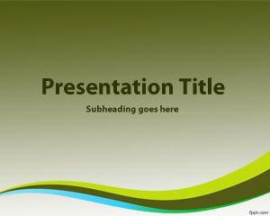 พื้นหลังสีเขียวเข้มสำหรับ PowerPoint