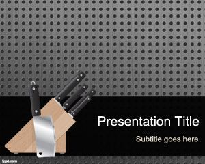Cuisine Outils PowerPoint Template