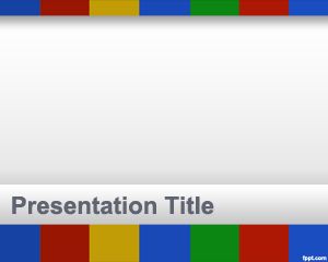 谷歌的PowerPoint模板顏色