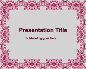 Template Old Style PowerPoint